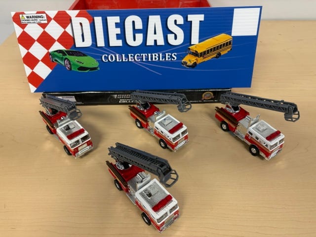 Fire Engines on the Counter Display