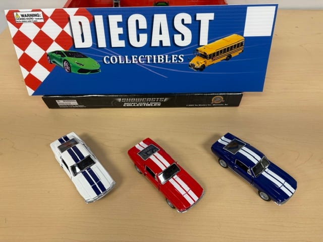 Sports Cars, Red & Silver
