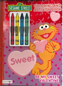 Sesame Street Valentine Colouring